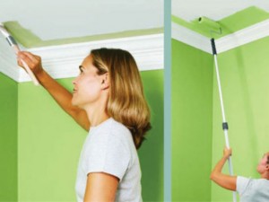 Как покрасить потолок водоэмульсионной краской без разводов и проблем?