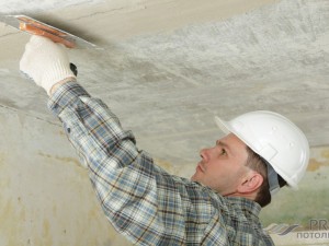 Как зашпаклевать потолок: важные моменты процедуры